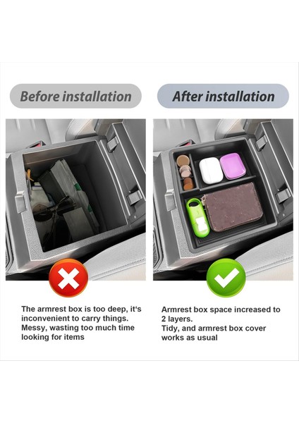 Toyota Tacoma 2024 Merkez Konsolu Organizatör Koltuk Depo Depo Depo Depolama Yan Kapı Depolama Tepsisi Aksesuarları (Yurt Dışından) indirimleri