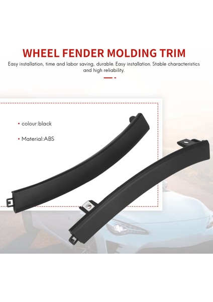 2pcs Ön Tampon Tekerleği Çamurluk Kalıplama Trim Honda Için Crv 2007-2011 71108-SWA-000 71103-SWA-000 (Yurt Dışından) modelleri