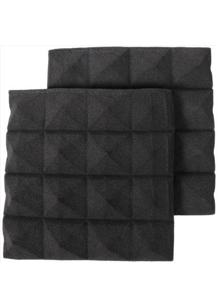 4x Kömür Akustik Köpük Karolar Ses Yalıtımı Köpük Panelleri Stüdyo Ses Dolgusu 2 x 10 x 10 Inç (Siyah) (Yurt Dışından) fiyatları