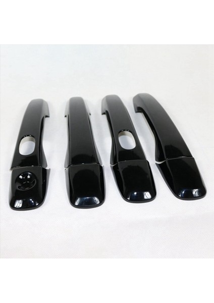 16PCS Abs Parlak Siyah Dış Kapı Kolu Kapak Kapağı Ford Explorer Için Akıllı Delikli 2011-2018 (Yurt Dışından) indirimleri