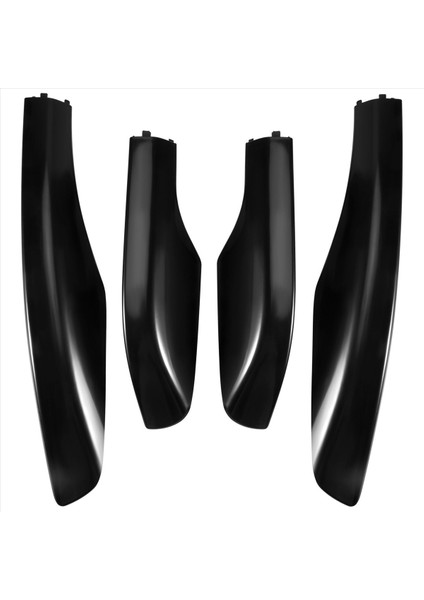 4pcs Siyah Abs Arabası Çatı Bagaj Rafı Ray Ucu Kapak Kabuğu Koruyucusu Toyota Fortuner Için Uygun 2004-2014 (Yurt Dışından)