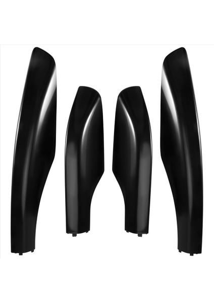 4pcs Siyah Abs Arabası Çatı Bagaj Rafı Ray Ucu Kapak Kabuğu Koruyucusu Toyota Fortuner Için Uygun 2004-2014 (Yurt Dışından) modelleri