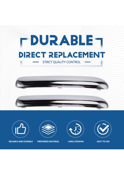 Ön Tampon Trim Sol ve Sağ Taraf 51116800143 51116800142 Mini Cooper R50 2001-2004 Gümüş Için (Yurt Dışından) fırsatları