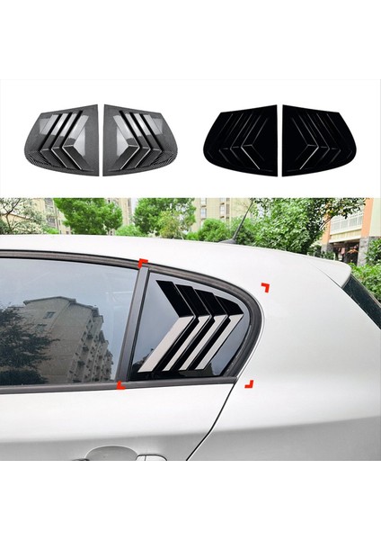 Araba Arka Üçgen Pencere Panjur Panjurları Panjurlar Bmw 1 Serisi E87 2005-2011 Parlak Siyah (Yurt Dışından) indirimleri