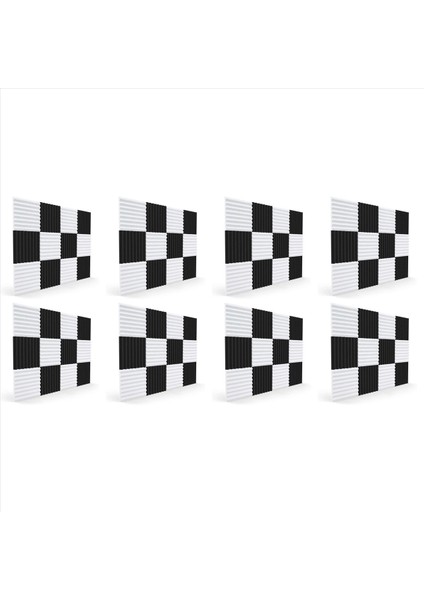 96 Pcs Akustik Köpük Pano Ses Yalıtım Ses Kamaları Studıo Teven Oda Odası 2 5X30X30CM Için (Yurt Dışından)