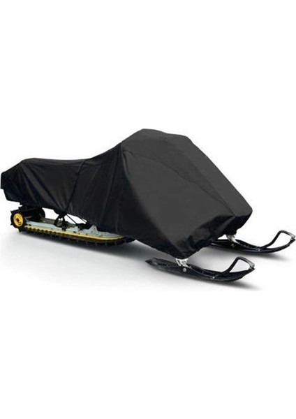 Snowmobile Kapağı Su Geçirmez Toz Izlenebilir Kızak Kapağı Anti-Üvey Kış Motosiklet Açık Siyah 145X51X48CM (Yurt Dışından) fiyatları