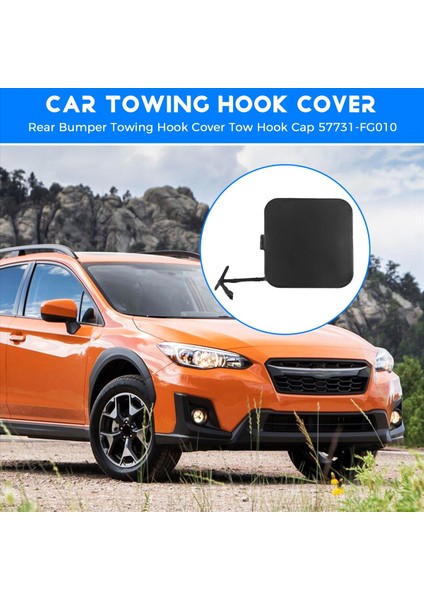 Subaru Crosstrek Için Arka Tampon Çekme Hook Kapak Çekme Kanca Kapağı Xv Impreza 2008-2015 57731-FG010 (Yurt Dışından) fırsatları