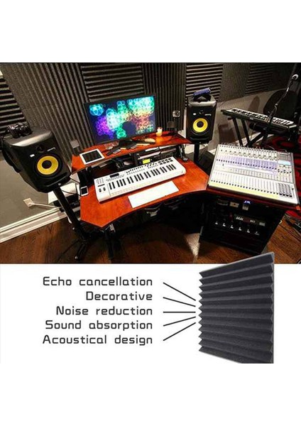 Home Studio Için 100 Pc Ses Yalıtım Kurulu Ses Yalıtım Stüdyosu Köpük Duvar Ses Yalıtım Kurulu Için (Yurt Dışından) fiyatları