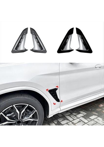 Araba Ön Taraf Çamurluk Hava Çıkış Kapağı Kaplama Bmw Için X3 G01 X4 G02 2018+ Araba Stil Havalandırma Çamurluk Parlak Siyah (Yurt Dışından) indirimleri