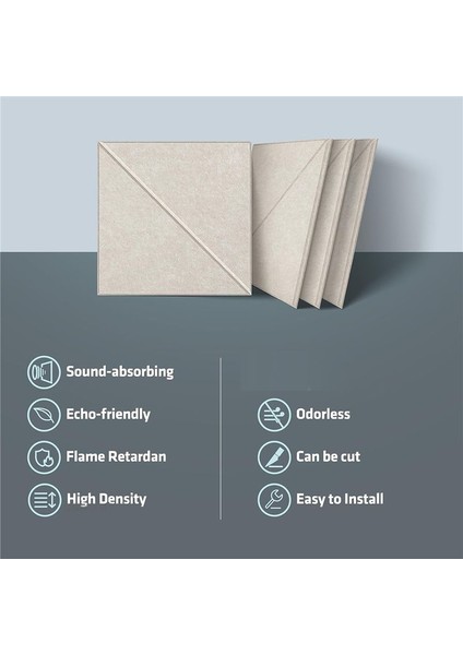 12 Paket Akustik Panel 12 x 12 Inç Dekoratif Ses Yalıtımı Paneller Duvar ve Tavan Akustik Paneller Sığ Deve (Yurt Dışından) fırsatları