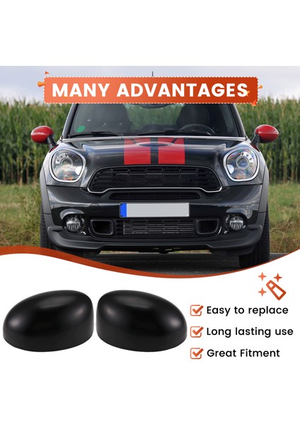 Bmw Mini Cooper Için R50 R50 R52 R53 Rhd Dikiz Aynası Ters Ayna Kapak Kabuğu Dekorasyonu Oto Parçaları Siyah (Yurt Dışından) indirimleri