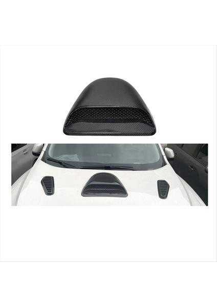 Araba Hava Akışı Alım Kaputu Kepçe Havalandırma Bonnet Dekoratif Kapaklar Yarış Stili Bonnet Havalandırma Ön Motor Kapağı Evrensel B (Yurt Dışından) modelleri