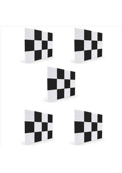 60 Pcs Akustik Köpük Pano Ses Yalıtım Ses Kamaları Studıo Teven Oyunda 2 5X30X30CM (Yurt Dışından)