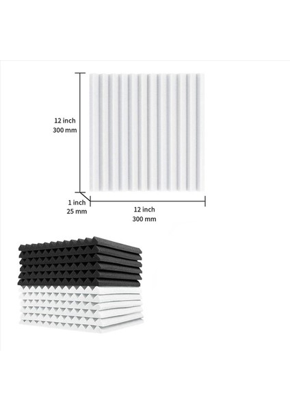 60 Pcs Akustik Köpük Pano Ses Yalıtım Ses Kamaları Studıo Teven Oyunda 2 5X30X30CM (Yurt Dışından) indirimleri