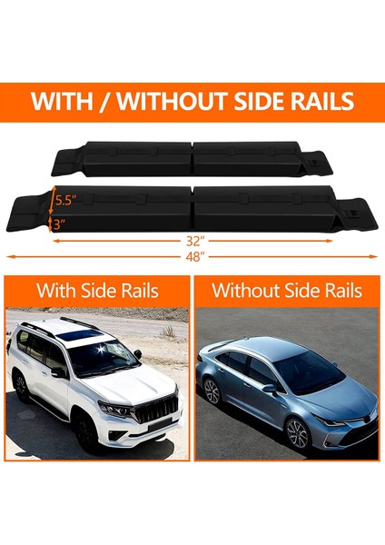 Araç Yumuşak Çatı Raf Pedleri Kayak Surf Tahtası-Sup Kano Kayak Aksesuarları Için Bagaj Taşıyıcısı (Yurt Dışından) modelleri