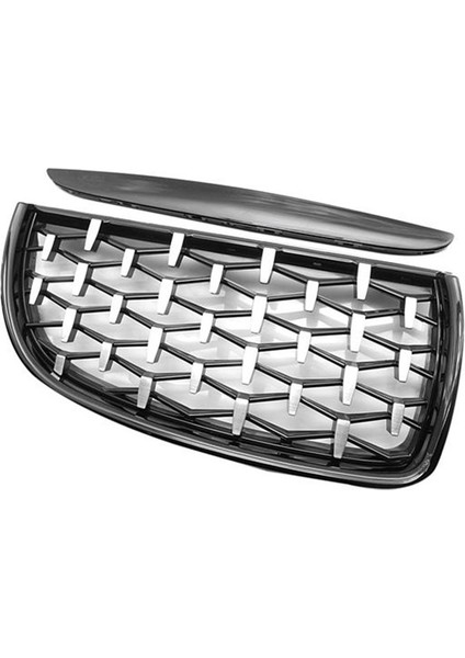 Araba Krom Parlak Siyah Ön Başlıklı Böbrek Izgarı Bmw 3 Serisi E90 E91 2005-2008 Için (Yurt Dışından) modelleri