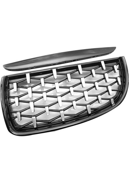 Araba Krom Parlak Siyah Ön Başlıklı Böbrek Izgarı Bmw 3 Serisi E90 E91 2005-2008 Için (Yurt Dışından) indirimleri