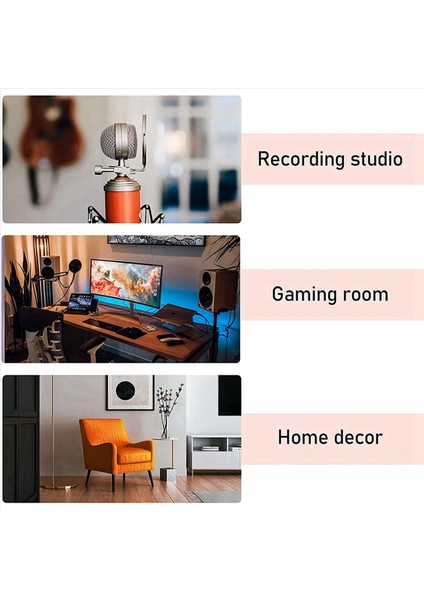 24 Paket Akustik Panel Ses Geçirmez Dolgu Eğimli Kenar Ses Emici Paneller Akustik ve Duvar Dekoru Için (Yurt Dışından) indirimleri