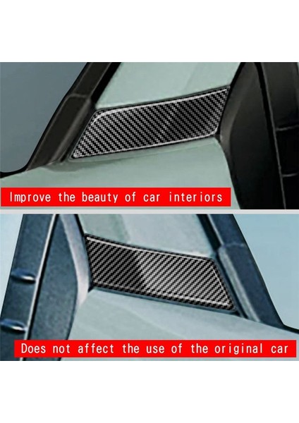 Karbon Fiber Dış Pillar Ön Yan Pencere Paneli Kapak Toyota Sienta Için Garnitür 10 Serisi 2022 2023 (Yurt Dışından) fiyatları
