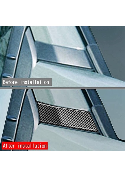 Karbon Fiber Dış Pillar Ön Yan Pencere Paneli Kapak Toyota Sienta Için Garnitür 10 Serisi 2022 2023 (Yurt Dışından) indirimleri