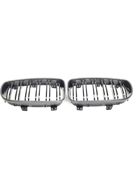 1 Çift Ön Böbrek Izgarası Bmw E87 Karbon Fiber Çift Çizgi Sol Sağ Ön Izgaralar Çerçeve Döşeme (Yurt Dışından) fırsatları