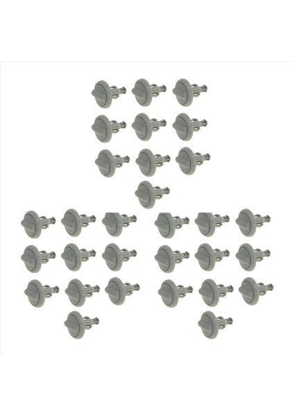 30 Adet Gri Plastik Parsel Raf Klip (Yurt Dışından)