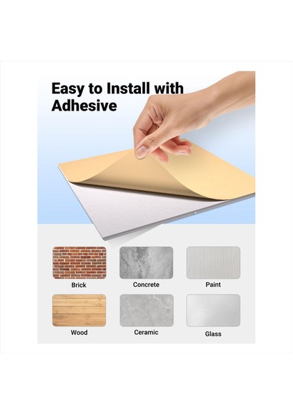 12 Paket Ses Geçirmez Duvar Panelleri 12X12X0 4 Inç Kendi Kendine Yapışkan Ses Geçirmez Paneller Ev Için Akustik Paneller Ofis (Yurt Dışından) fırsatları