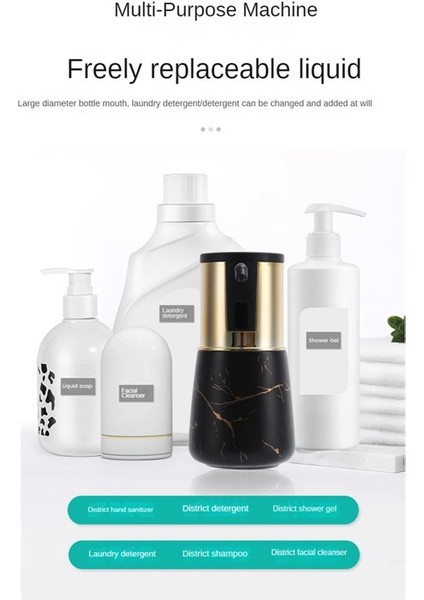 Otomatik Sabun Dispenser Dokunulmaz, Banyo Için Otomatik Sabun Dağıtıcı, 11 Oz Losyon Otomatik Sabun Dağıtıcı, Beyaz (Yurt Dışından)