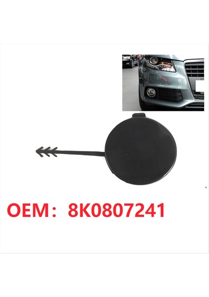 Audi A4 2009-2012 Römork Çekme Kapağı 8K0807241 Araba Aksesuarları Için Ön Tampon Çekme Göz Kapağı Kapağı (Yurt Dışından) fırsatları