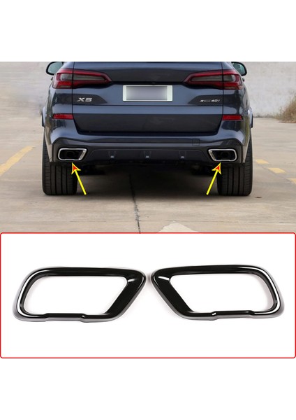Bmw X5 G05 X6 G06 X7 G07 2019-2021 M Sports Versiyonu Için Araç Kayası Suffler Egzoz Borusu Çıkış Kapağı (Yurt Dışından) fiyatları