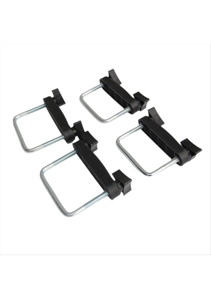 Araç Çatı Rafı Toka U-Cıvata Kelepçeleri Montaj Takma Kiti Evrensel Bagaj Çerçevesi Sabitleme Klipsi (Yurt Dışından)