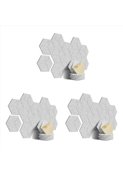 36 Ses Yalıtım ve Akustik (Gri) Için Paket Akustik Köpük Kendi Yapışkan Ses Geçirmez Paneller (Gri) (Yurt Dışından)