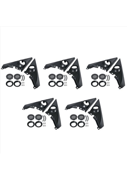 1 5 Inç 5 Çift Ön Sütun Althorn Tweeter Araba Tweeter Rafiting Hoparlör Kutuları Honda Civic 2016-2019 Için Montajları Kapsar (Yurt Dışından)