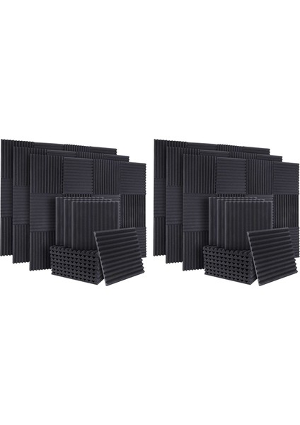 100PCS Akustik Ses Geçirmez Köpük Ses Emici Paneller Ses Yalıtım Panelleri Stüdyo Duvarları Için Tavan (Yurt Dışından)