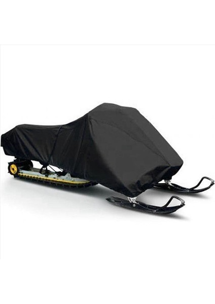 3x Kar Müthiş Kapak Su Geçirmez Toz Izlenebilir Kızak Kapağı Anti-Uv Kış Motosiklet Açık Siyah 145X51X48CM (Yurt Dışından) fiyatları