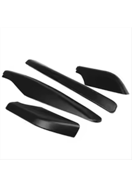 4pcs Abs Araba Çatı Bagaj Rafı Raylı Son Kapak Kabuğu Koruyucu Mitsubishi Pajero V73 V93 V97 2009-2018 (Yurt Dışından)