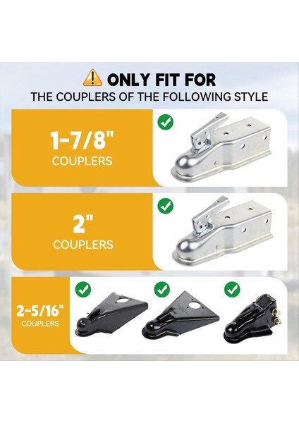 Ağır Hizmet Tipi Römork Kilitli Rv Römer Kuplör Kilitler 2 5/16 Inç 2 Inç 1 7/8 Inç Kuplörler Anti-The-The-The Fall Row Kilidi (Yurt Dışından) indirimleri