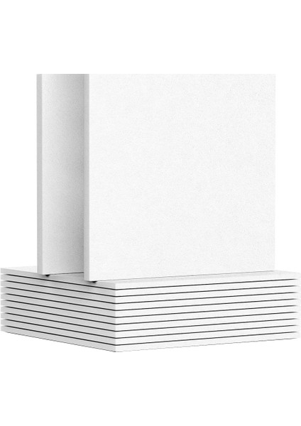 12 Paket Akustik Panel 12 x 12 x 0 3 Inç Duvar ve Tavan Sesi Emici Paneller Ev Için Kayıt Stüdyosu Beyaz (Yurt Dışından)