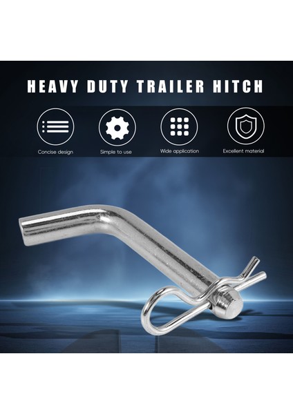 Römork Hitch Pim ve Klip 5/8 Inç Çapında Ağır Hizmet Tipi Römork 2 Inç Çapında Alıcı Aksaklık Top Montajı (Yurt Dışından) fırsatları