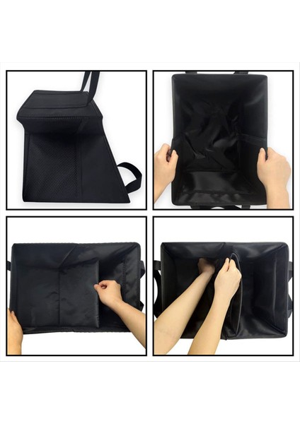 Araba Bot Organizatör Koltuk Ön Koltuk Organizatör Saklama Kutuları Büyük Kapasiteli Taşınabilir Kompakt Basit Siyah (Yurt Dışından) fırsatları