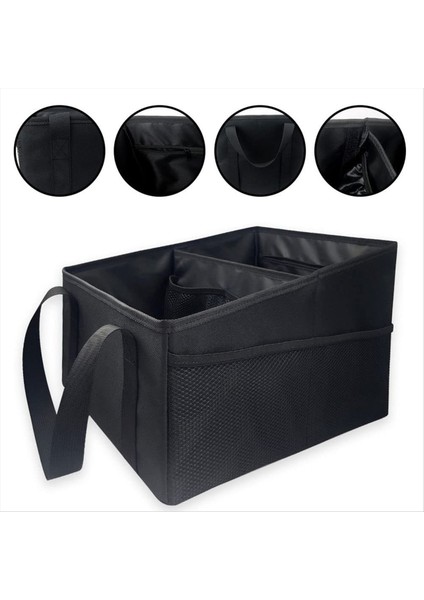 Araba Bot Organizatör Koltuk Ön Koltuk Organizatör Saklama Kutuları Büyük Kapasiteli Taşınabilir Kompakt Basit Siyah (Yurt Dışından) indirimleri