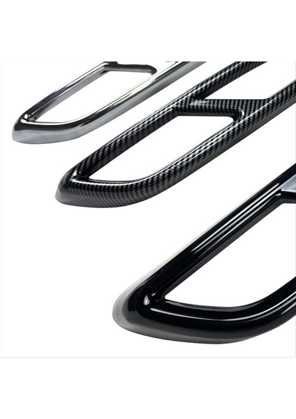 Audi A3 8y S Hat Sportback Sedan 2021+ A Için Araba Kuyruk Boğaz Trim Çerçeve Egzoz Boru Dış Aksesuarları (Yurt Dışından) modelleri