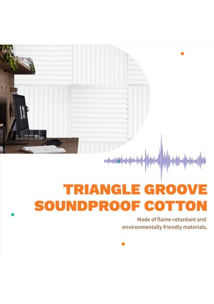 12PCS Akustik Köpük Tahtası Stüdyo Fayans Akustik Köpük Ses Geçirmez Piramit Stüdyo Arıtma Duvar Paneli Vb 2 5X30X30CM (Yurt Dışından) indirimleri