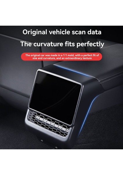 Tesla Model 3/y Abs Siyah Iç Aksesuarlar Arka Hava Çıkış Trim Protector Model 3 Yayla Dekor Parçaları Lhd (Yurt Dışından) fırsatları