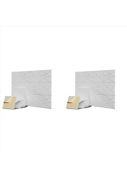 24 Paket Akustik Paneller Kendinden Yapışkanlı 12X 12X 0 4 Inç Ses Geçirmez Köpük Panelleri Ses Panelleri Yoğunluk Beyaz (Yurt Dışından)