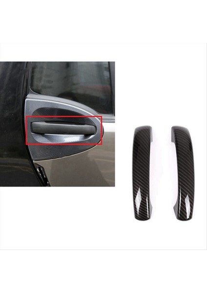 Mercedes Için 4x Benz Smart 451 Fortwo 2009-2015 Karbon Fiber Araba Dış Kapı Kolu Kapak Trim Dekor Sticker (Yurt Dışından) modelleri