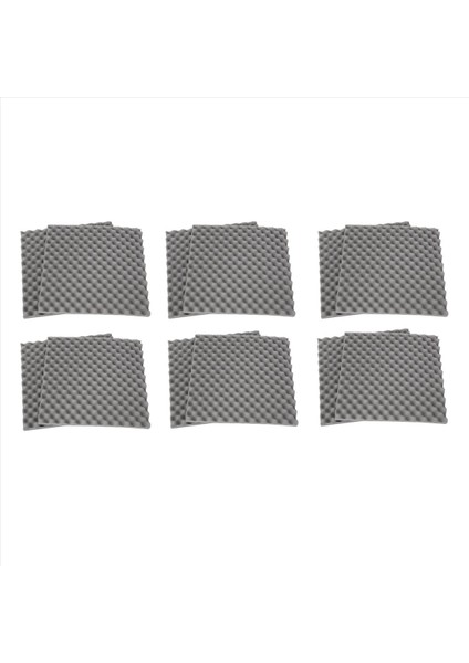 12 Paket Yumurta Sandığı Ses Geçirmez Köpük Panelleri 1 2 Inç x 20 Inç x 20 Inç Ev &amp Pro Stüdyolar Için Akustik Köpük Gri (Yurt Dışından) modelleri