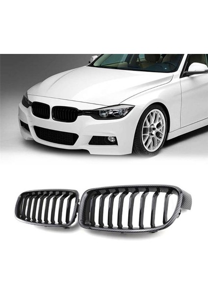 Bmw 3 Serisi F30 F31 F35 F80 2012-2018 Için Araba Parlak Siyah Ön Başlıklı Böbrek Izgara Mesh Met For Spor Yarışı Izgaraları (Yurt Dışından) fiyatları
