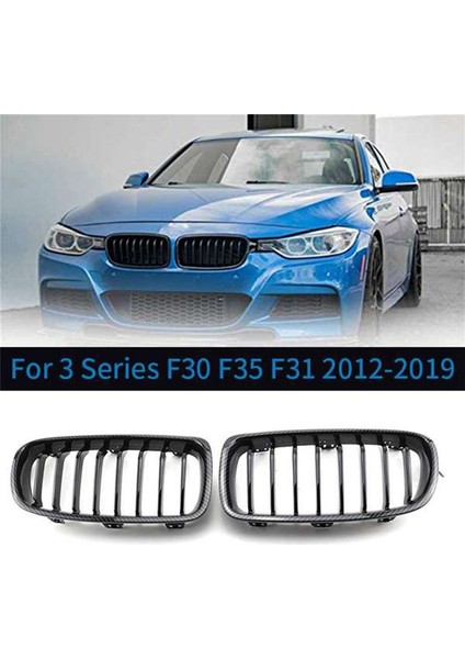Bmw 3 Serisi F30 F31 F35 F80 2012-2018 Için Araba Parlak Siyah Ön Başlıklı Böbrek Izgara Mesh Met For Spor Yarışı Izgaraları (Yurt Dışından) indirimleri