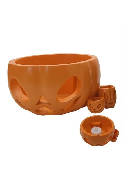 Içecek Fincanı Tutucu Dekorasyon Kabak Içecek Kupası Tutucu Cadılar Bayramı Partys Reçine Malzeme Masa Için Dekoratif Süsler (Yurt Dışından) fiyatları